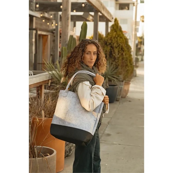 Out of The Woods® Felt Colorblock Tall Tote - Out of The Woods® Felt Colorblock Tall Tote - Image 6 of 6