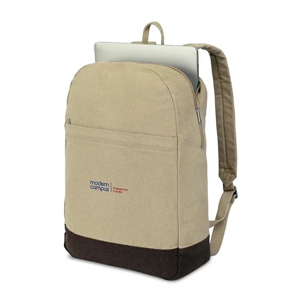 Ivy AWARE™ Recycled Cotton Laptop Backpack - Ivy AWARE™ Recycled Cotton Laptop Backpack - Image 19 of 20