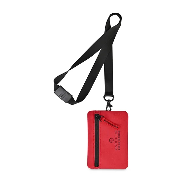 Rally Recycled ID Pouch Lanyard - Rally Recycled ID Pouch Lanyard - Image 6 of 11
