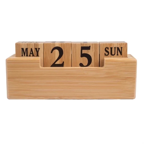 Bamboo Perpetual Calendar - Bamboo Perpetual Calendar - Image 2 of 3