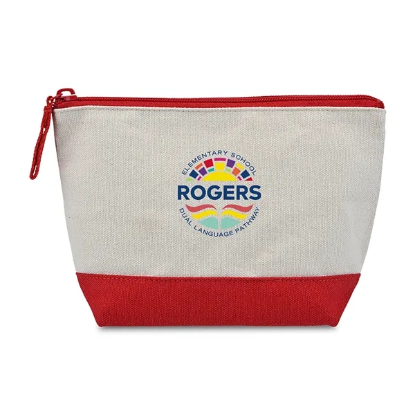 Custom Canvas Zippered Pouch
