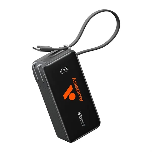 Anker® Power Bank (10K, Fusion, Built-In Cable)