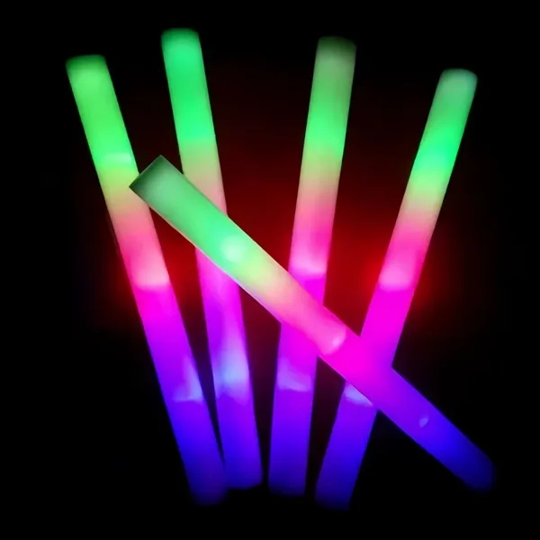 LED Foam Sticks Glow Wands Neon Party Supplies For Carnival - LED Foam Sticks Glow Wands Neon Party Supplies For Carnival - Image 2 of 3
