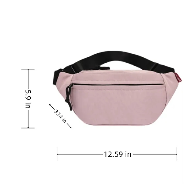 Unisex Fanny Pack Soft Leather Shoulder Crossbody Chest Bags - Unisex Fanny Pack Soft Leather Shoulder Crossbody Chest Bags - Image 1 of 5