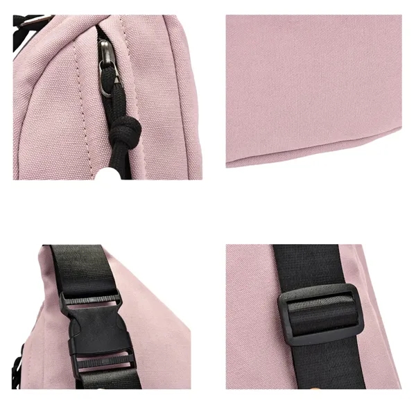 Unisex Fanny Pack Soft Leather Shoulder Crossbody Chest Bags - Unisex Fanny Pack Soft Leather Shoulder Crossbody Chest Bags - Image 3 of 5