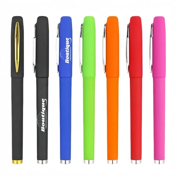 Black Fine Point Roller Ball Gel Pens - Black Fine Point Roller Ball Gel Pens - Image 0 of 2