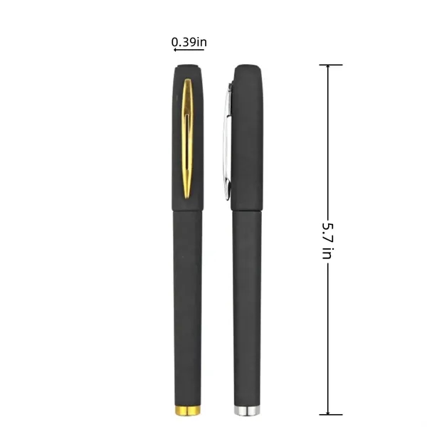 Black Fine Point Roller Ball Gel Pens - Black Fine Point Roller Ball Gel Pens - Image 1 of 2