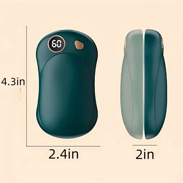 Double-sided detachable magnetic hand warmer power bank - Double-sided detachable magnetic hand warmer power bank - Image 0 of 6