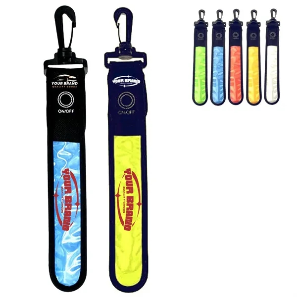 Backpack Reflective Strip Cycling Hiking Bag LED Light - Backpack Reflective Strip Cycling Hiking Bag LED Light - Image 0 of 5