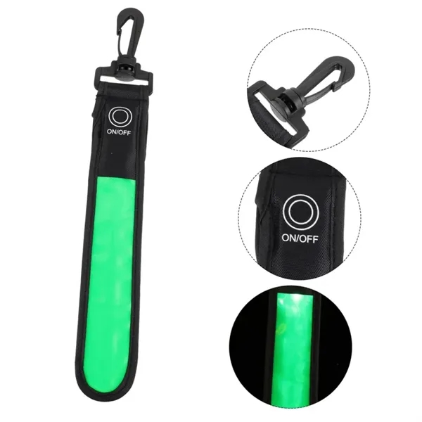 Backpack Reflective Strip Cycling Hiking Bag LED Light - Backpack Reflective Strip Cycling Hiking Bag LED Light - Image 2 of 5