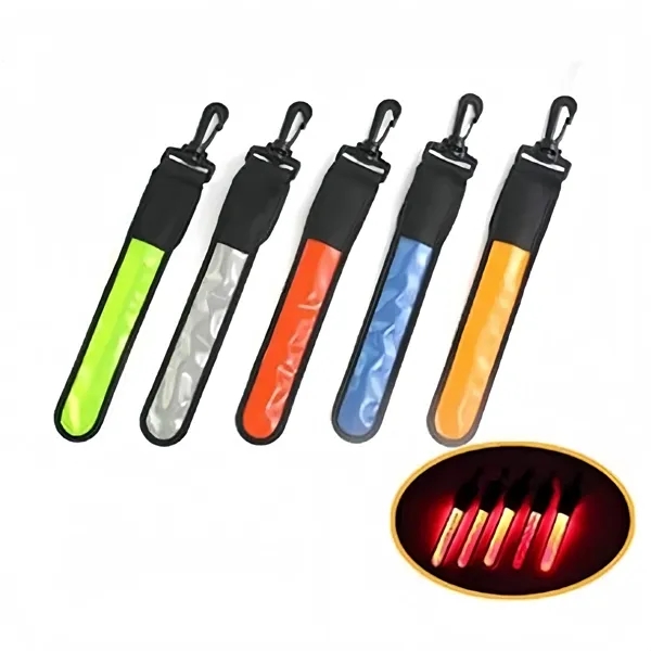 Backpack Reflective Strip Cycling Hiking Bag LED Light - Backpack Reflective Strip Cycling Hiking Bag LED Light - Image 4 of 5
