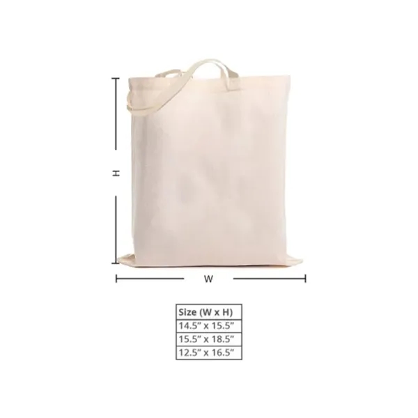 Canvas Tote Bags - Non Printed (Without Gusset) - Canvas Tote Bags - Non Printed (Without Gusset) - Image 2 of 4