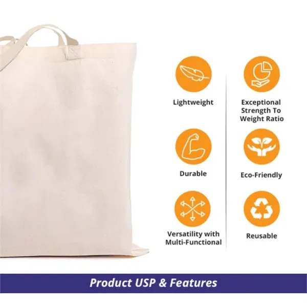 Canvas Tote Bags - Non Printed (Without Gusset) - Canvas Tote Bags - Non Printed (Without Gusset) - Image 3 of 4