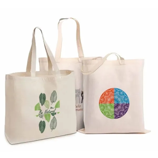 Canvas Tote Bags - Printed (Front and Back - with Gusset) - Canvas Tote Bags - Printed (Front and Back - with Gusset) - Image 1 of 4