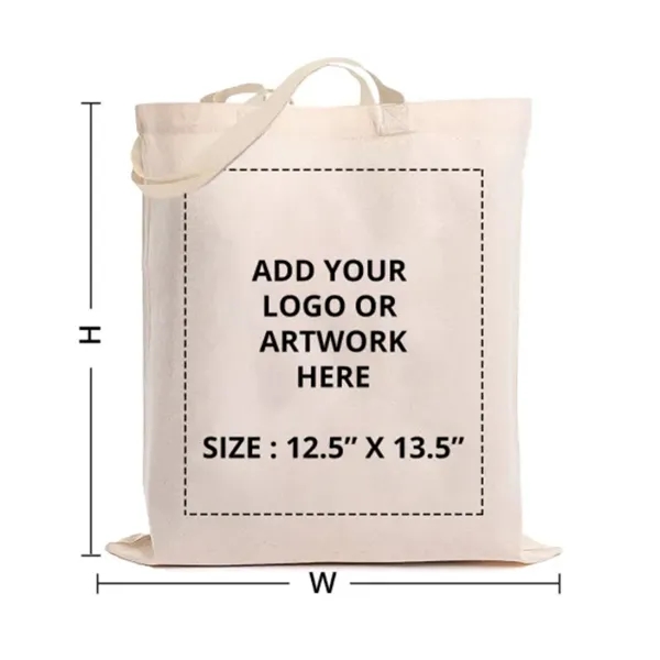 Canvas Tote Bags - Printed (Front and Back - with Gusset) - Canvas Tote Bags - Printed (Front and Back - with Gusset) - Image 3 of 4