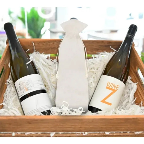Canvas Wine Bags - Non Printed - Canvas Wine Bags - Non Printed - Image 1 of 5