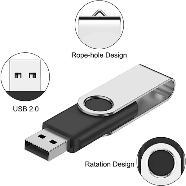 Swivel USB Thumb Drive - Swivel USB Thumb Drive - Image 3 of 6
