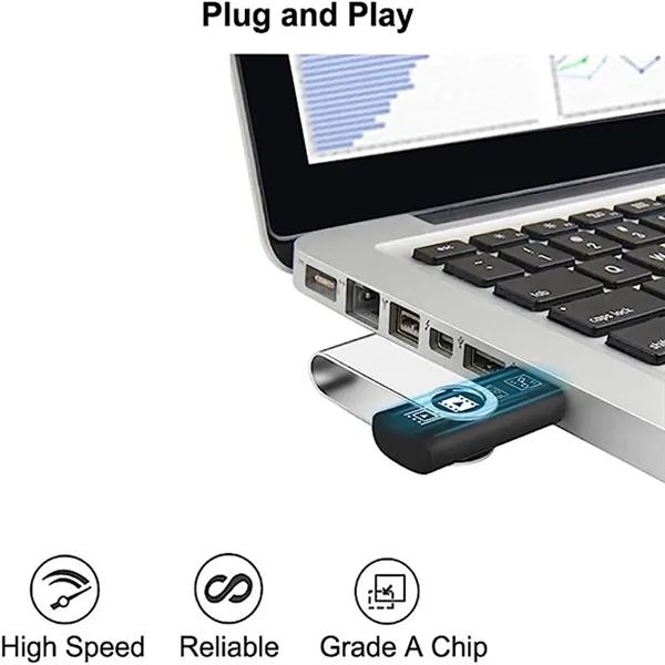 Swivel USB Thumb Drive - Swivel USB Thumb Drive - Image 4 of 6