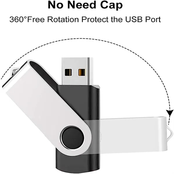 Swivel USB Thumb Drive - Swivel USB Thumb Drive - Image 5 of 6