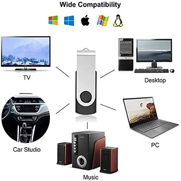 Swivel USB Thumb Drive - Swivel USB Thumb Drive - Image 6 of 6
