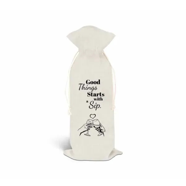Canvas Wine Bags - Printed - Canvas Wine Bags - Printed - Image 2 of 5