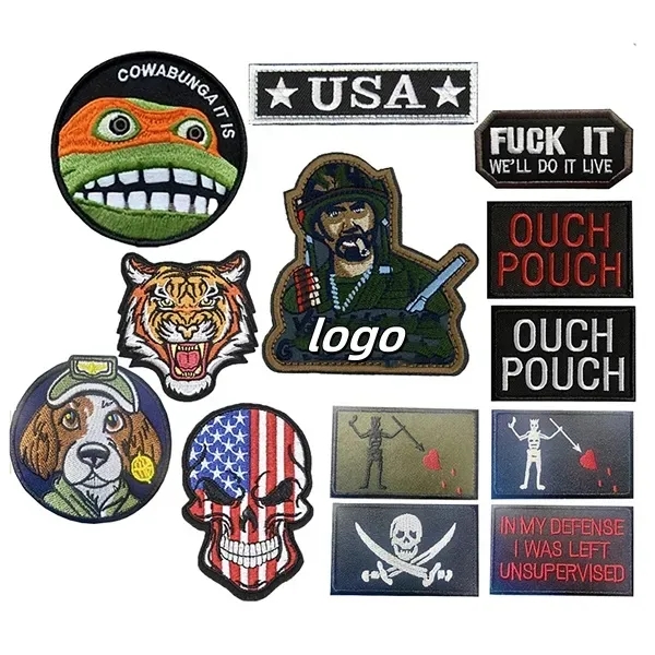 3.5 x 1.5 Inch Ur Thread Tactical Patches with Hook & Loop B - 3.5 x 1.5 Inch Ur Thread Tactical Patches with Hook & Loop B - Image 0 of 3