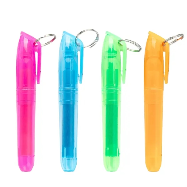 Mini Highlighter Marker Pen with Keychain - Mini Highlighter Marker Pen with Keychain - Image 0 of 6