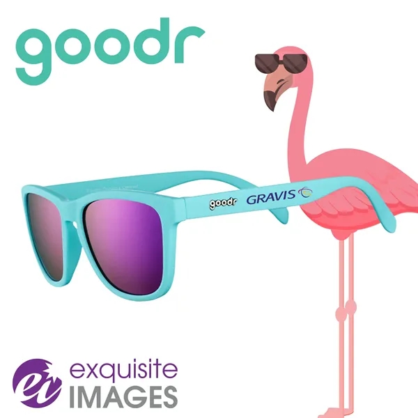 goodr® Electric Dinotopia Carnival Sunglasses - goodr® Electric Dinotopia Carnival Sunglasses - Image 0 of 3