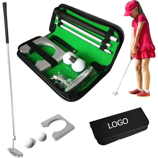 Executive Gift Mini Portable Golf Putter Game Set Kit - Executive Gift Mini Portable Golf Putter Game Set Kit - Image 0 of 3
