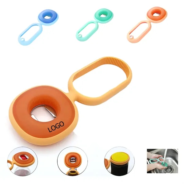 3-in-1 Silicone bottle Jar beverage opener Twist Gripper - 3-in-1 Silicone bottle Jar beverage opener Twist Gripper - Image 0 of 4