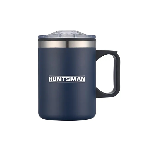14oz. Double Wall SS / PP Campfire Mug with Clear Lid - 14oz. Double Wall SS / PP Campfire Mug with Clear Lid - Image 4 of 12