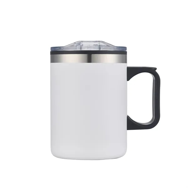 14oz. Double Wall SS / PP Campfire Mug with Clear Lid - 14oz. Double Wall SS / PP Campfire Mug with Clear Lid - Image 6 of 12