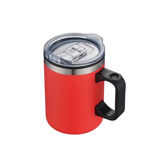 14oz. Double Wall SS / PP Campfire Mug with Clear Lid - 14oz. Double Wall SS / PP Campfire Mug with Clear Lid - Image 7 of 12