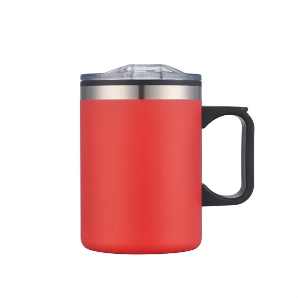 14oz. Double Wall SS / PP Campfire Mug with Clear Lid - 14oz. Double Wall SS / PP Campfire Mug with Clear Lid - Image 8 of 12