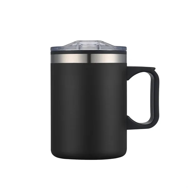 14oz. Double Wall SS / PP Campfire Mug with Clear Lid - 14oz. Double Wall SS / PP Campfire Mug with Clear Lid - Image 10 of 12