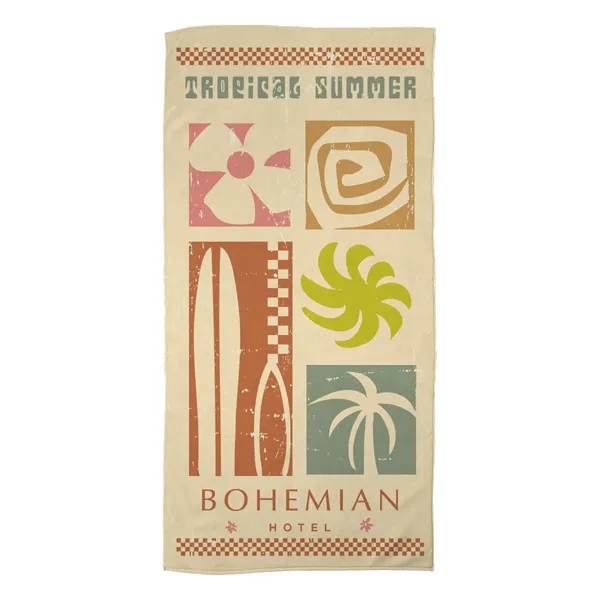 Custom 30" x 60" Velour Beach Towel