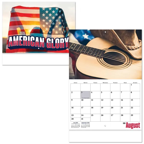 American Glory Stapled Wall Calendar - American Glory Stapled Wall Calendar - Image 2 of 2