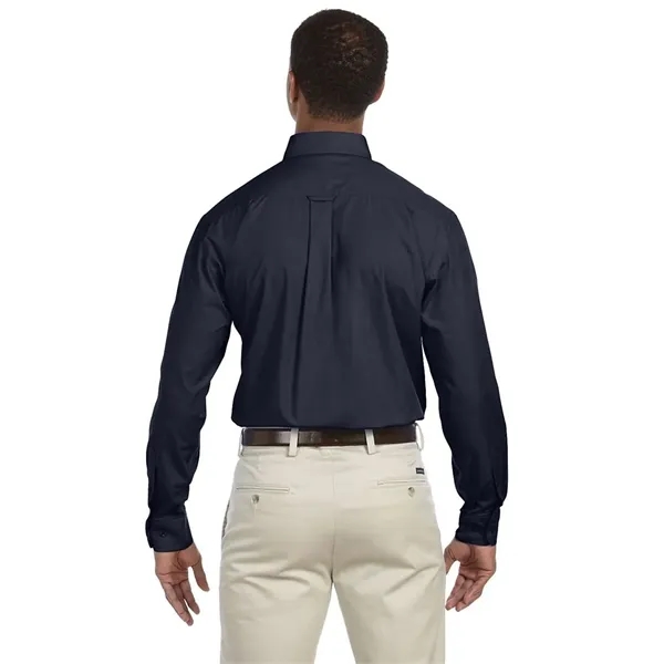 Harriton Men's Essential Poplin - Harriton Men's Essential Poplin - Image 6 of 11