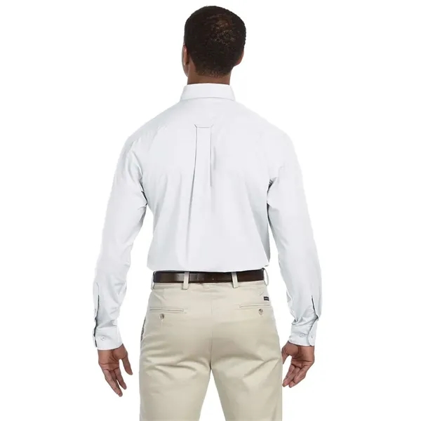 Harriton Men's Essential Poplin - Harriton Men's Essential Poplin - Image 9 of 11