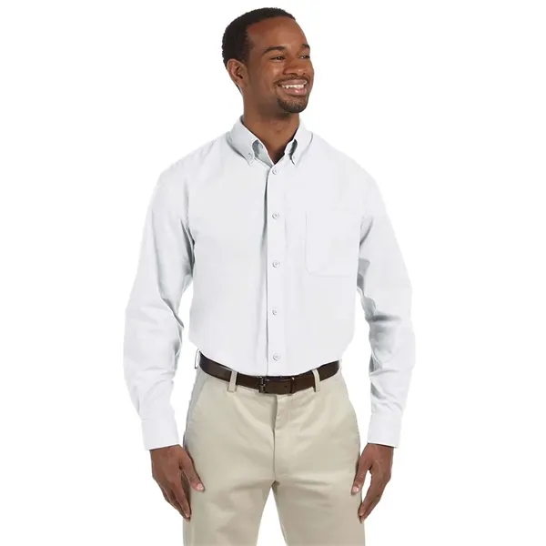 Harriton Men's Essential Poplin - Harriton Men's Essential Poplin - Image 10 of 11
