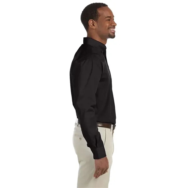 Harriton Men's Tall Essential Poplin - Harriton Men's Tall Essential Poplin - Image 2 of 8
