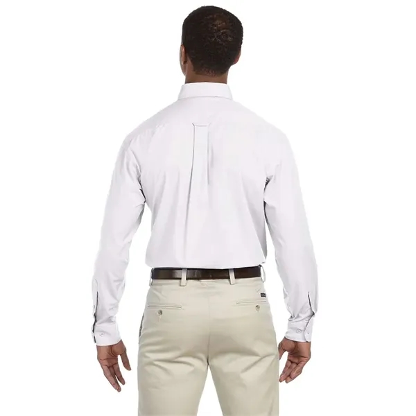 Harriton Men's Tall Essential Poplin - Harriton Men's Tall Essential Poplin - Image 6 of 8