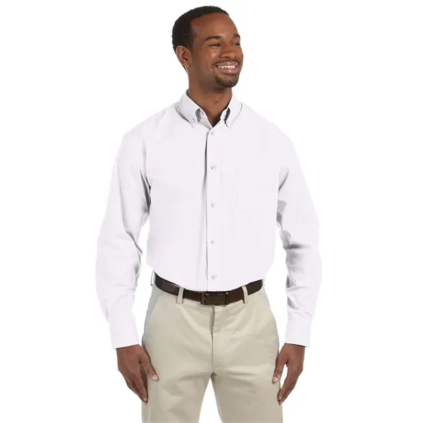 Harriton Men's Tall Essential Poplin - Harriton Men's Tall Essential Poplin - Image 7 of 8