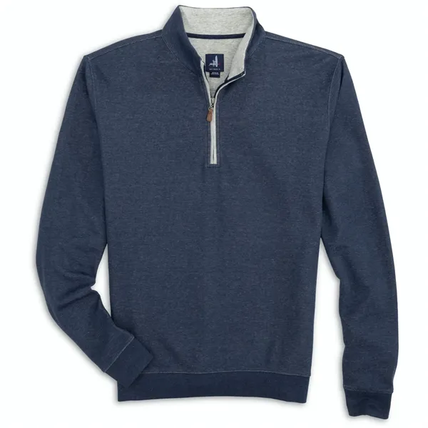 Johnnie-O Men's Sully Quarter Zip Collegiate Pullover Shirt - Johnnie-O Men's Sully Quarter Zip Collegiate Pullover Shirt - Image 6 of 7