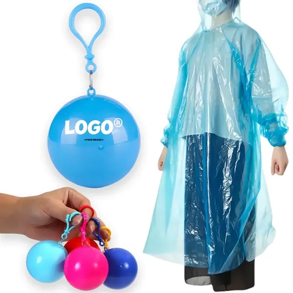 Disposable Universal Travel Portable Raincoat Ball - Disposable Universal Travel Portable Raincoat Ball - Image 0 of 7