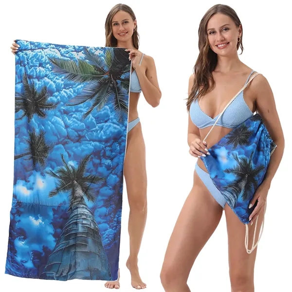 2-in-1 Beach Towel - 2-in-1 Beach Towel - Image 9 of 9