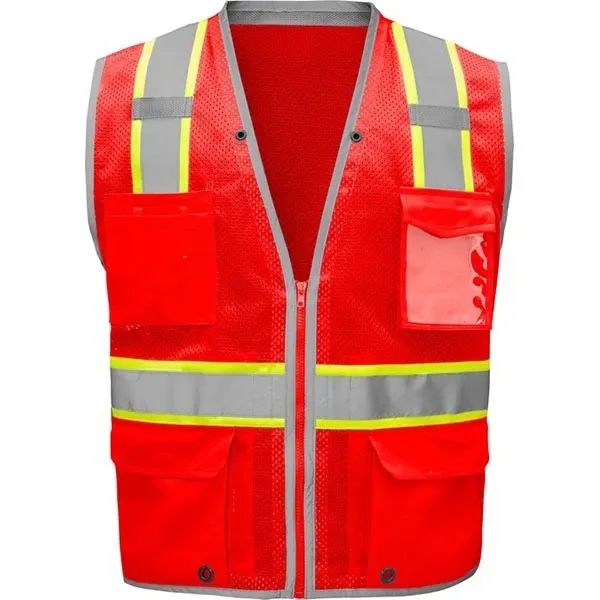 Enhanced Visibility Hype-Lite Heavy Duty Vest - Enhanced Visibility Hype-Lite Heavy Duty Vest - Image 1 of 12