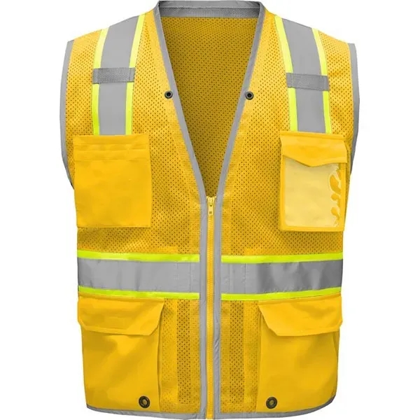 Enhanced Visibility Hype-Lite Heavy Duty Vest - Enhanced Visibility Hype-Lite Heavy Duty Vest - Image 7 of 12