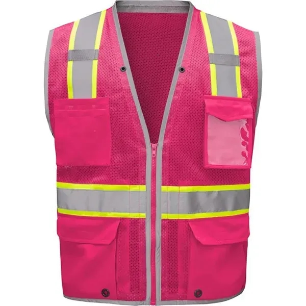 Enhanced Visibility Hype-Lite Heavy Duty Vest - Enhanced Visibility Hype-Lite Heavy Duty Vest - Image 8 of 12