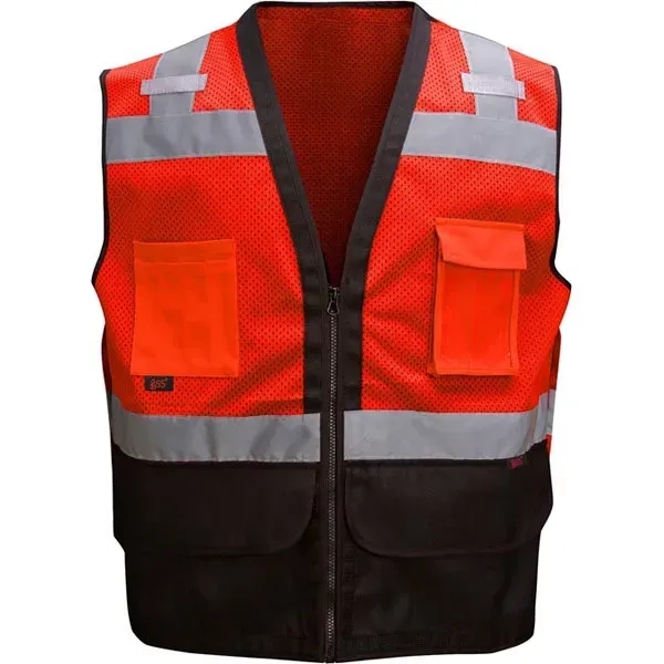 Enhanced Visibility Premium Heavy Duty Vest w/Multi Pockets - Enhanced Visibility Premium Heavy Duty Vest w/Multi Pockets - Image 2 of 8